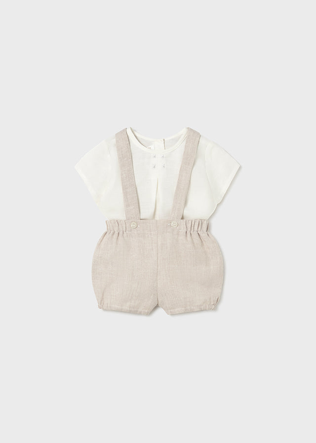 Conj. pantalon corto tirantes mayoral 1267