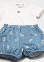 Conj. pantalon corto camiseta mayoral 1274