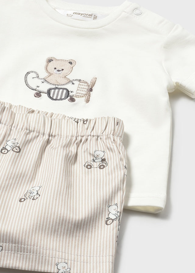 Conj. pantalon corto camiseta mayoral 1275
