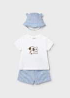 Conj. pantalon corto y gorro mayoral 1276