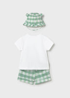 Conj. pantalon corto y gorro mayoral 1276