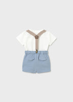 Conj. pant. corto y camisa mayoral 1278