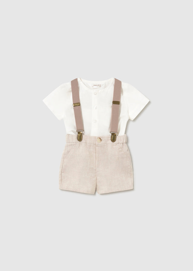 Conj. pant. corto y camisa mayoral 1278