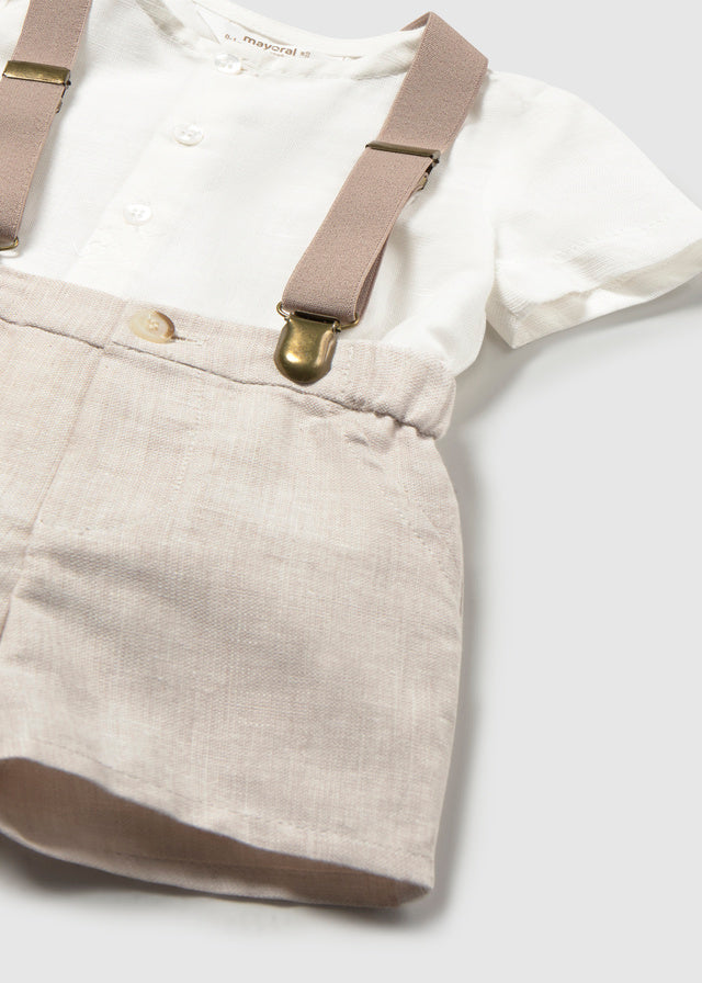 Conj. pant. corto y camisa mayoral 1278