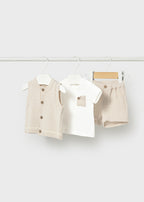 Conj. pantalon corto chaleco mayoral 1279