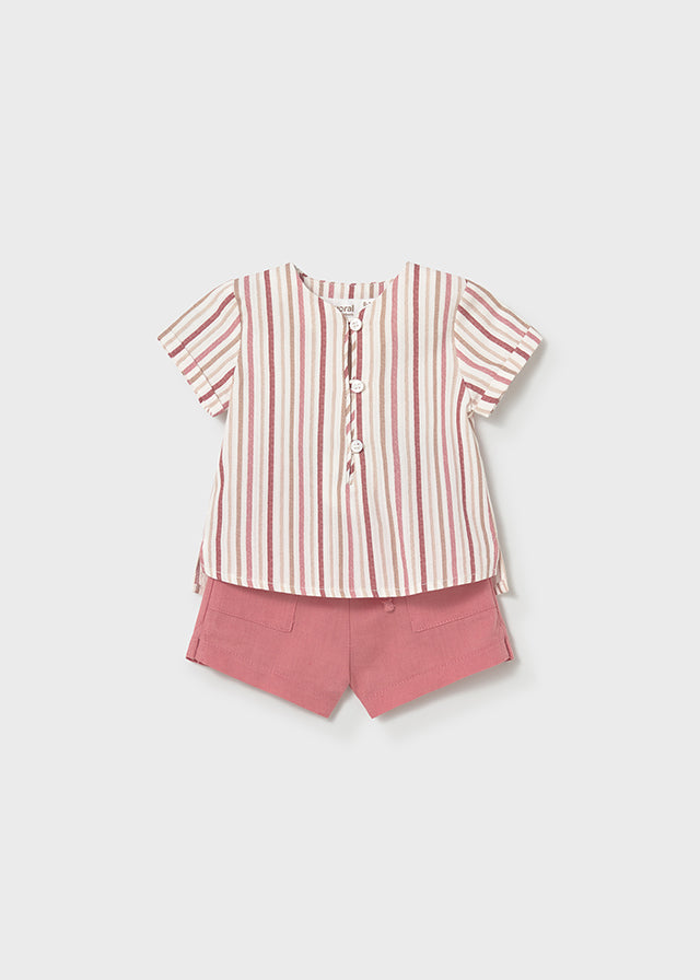 Conj. pantalon corto y camisa mayoral 1280