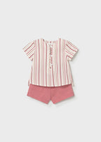Conj. pantalon corto y camisa mayoral 1280