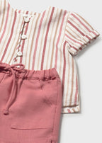 Conj. pantalon corto y camisa mayoral 1280