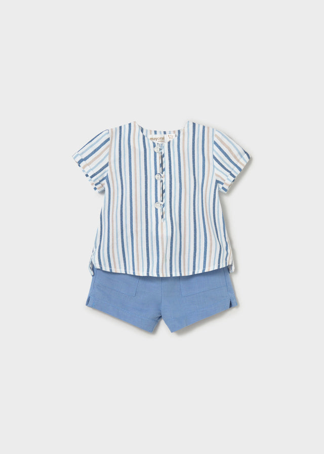 Conj. pantalon corto y camisa mayoral 1280