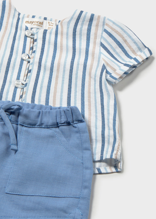 Conj. pantalon corto y camisa mayoral 1280