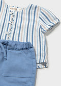 Conj. pantalon corto y camisa mayoral 1280