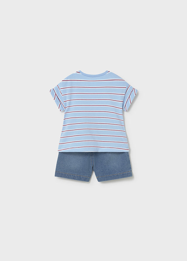 Conj. pantalon corto mayoral 1284