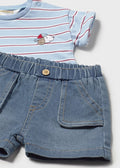 Conj. pantalon corto mayoral 1284
