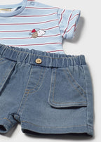 Conj. pantalon corto mayoral 1284