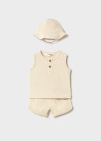 Conj. pantalon corto y gorro mayoral 1294