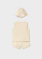Conj. pantalon corto y gorro mayoral 1294