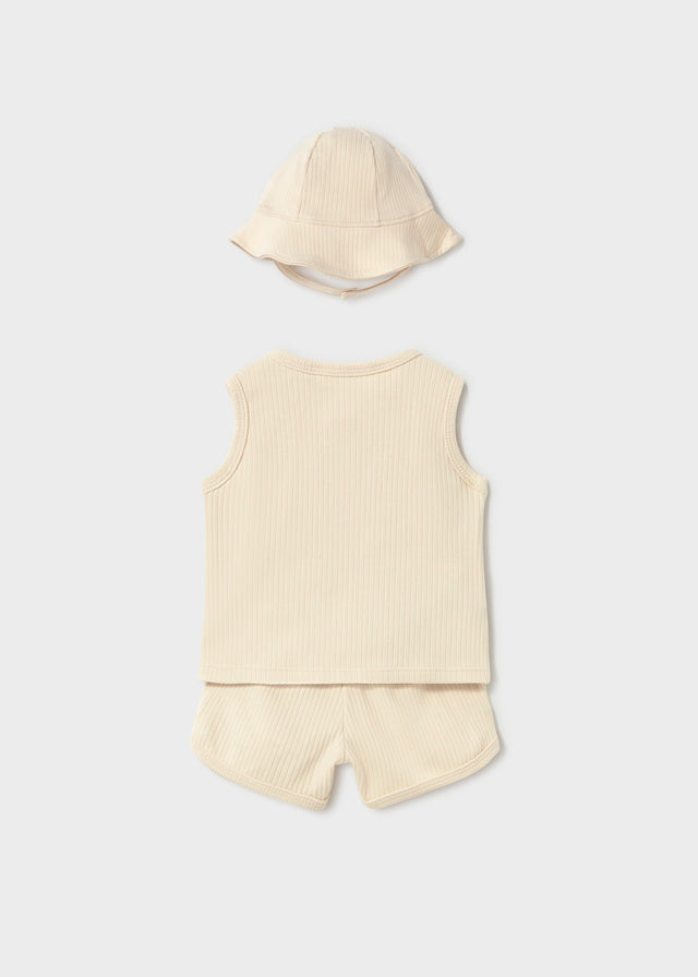 Conj. pantalon corto y gorro mayoral 1294
