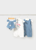 Set 2 peleles m/s y gorro mayoral 1616