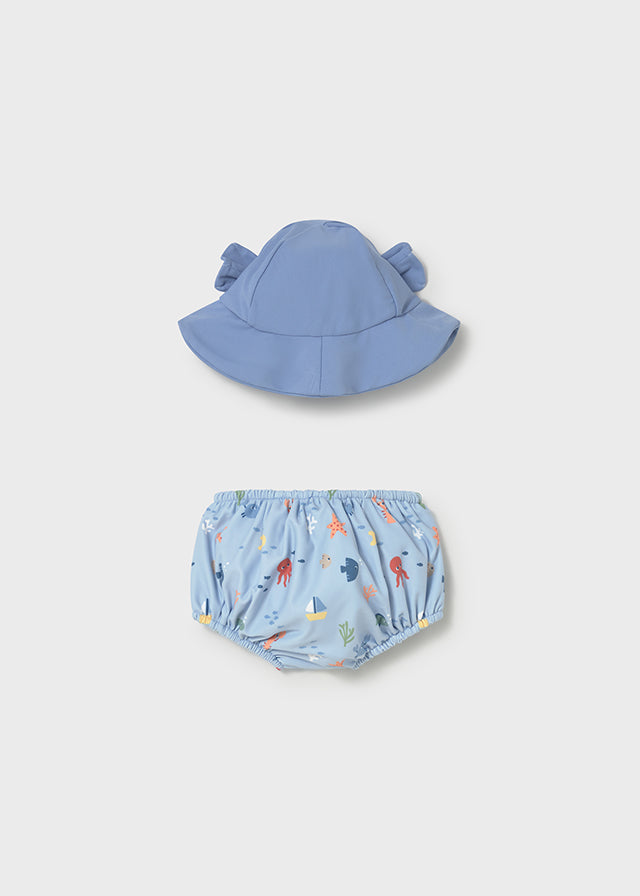 Conj. bañador pañal y gorro 1618