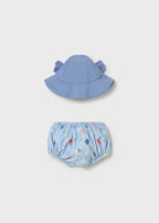 Conj. bañador pañal y gorro 1618