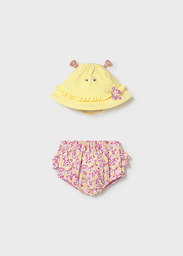 Conj. bañador pañal y gorro 1618
