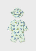 Conj. baño pelele con gorro mayoral 1620