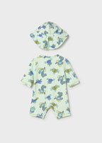 Conj. baño pelele con gorro mayoral 1620