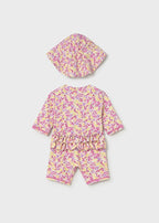 Conj. baño pelele con gorro mayoral 1620