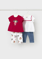 Conj. leggings 4 piezas mayoral 1736