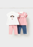 Conj. leggings 4 piezas mayoral 1736