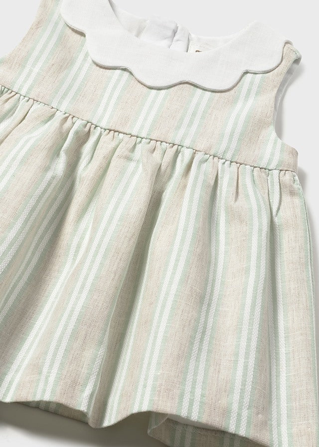 Vestido rayas lino mayoral 1801