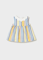 Vestido rayas lino mayoral 1801
