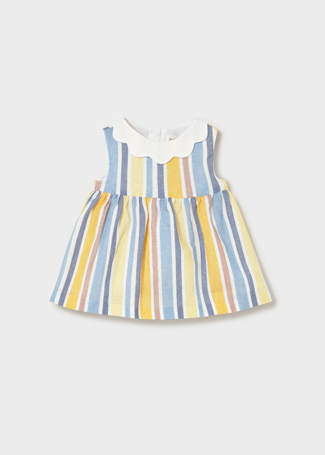 Vestido rayas lino mayoral 1801