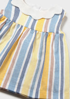 Vestido rayas lino mayoral 1801
