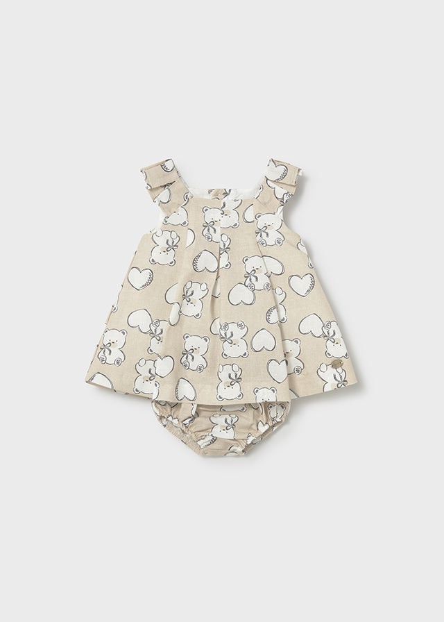 Vestido lino estampado mayoral 1809
