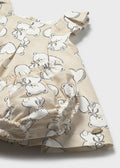 Vestido lino estampado mayoral 1809