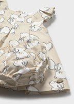 Vestido lino estampado mayoral 1809