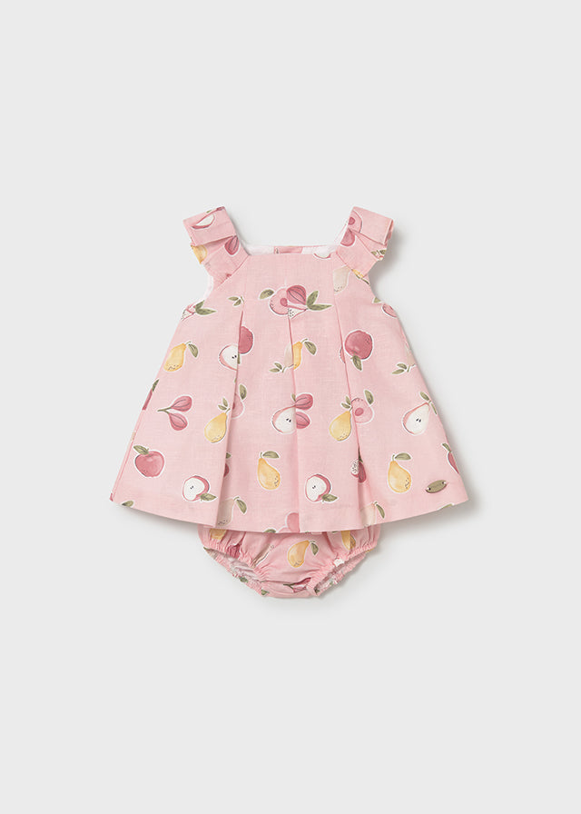 Vestido lino estampado mayoral 1809