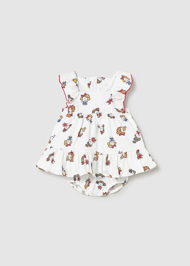 Vestido estampado mayoral 1812