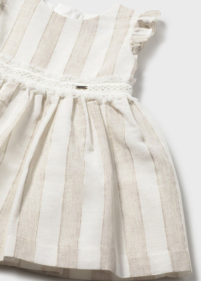 Vestido rayas fajin mayoral 1904