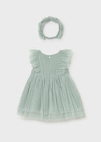 Vestido tul con diadema mayoral 1905