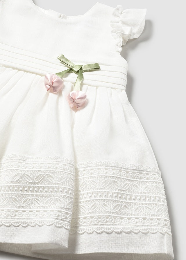 Vestido cinta guipur mayoral 1907