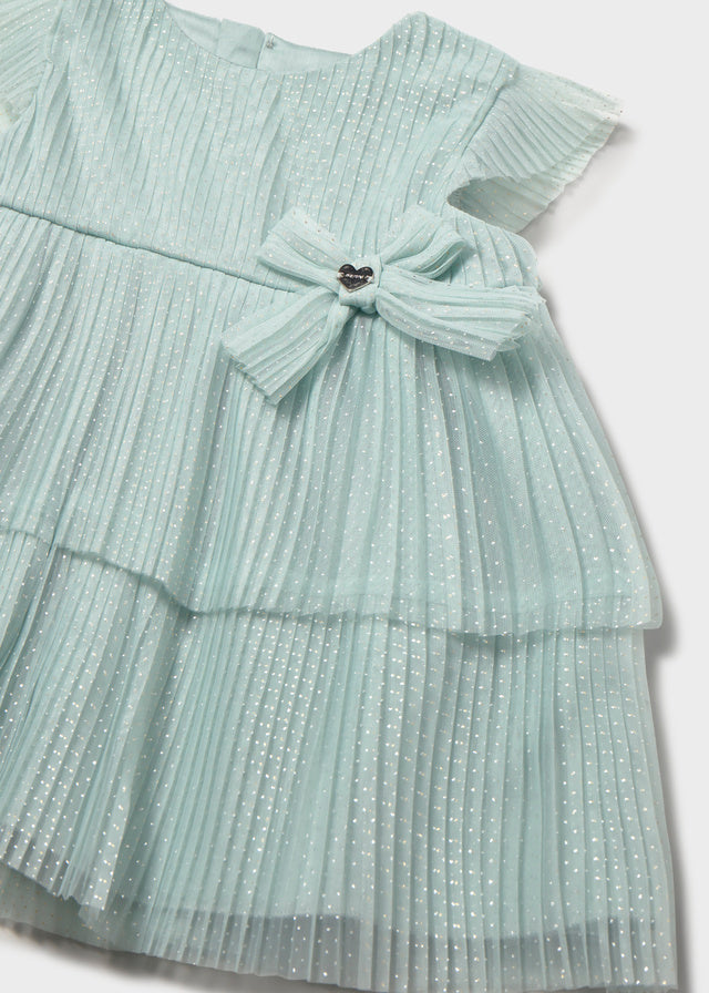 Vestido tul plisado mayoral 1908