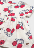 Vestido estampado mayoral 1921