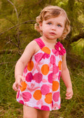 Vestido estampado flor 1991