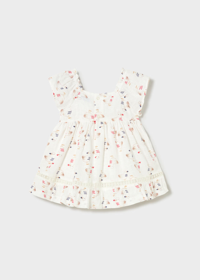 Vestido estampado mayoral 1992