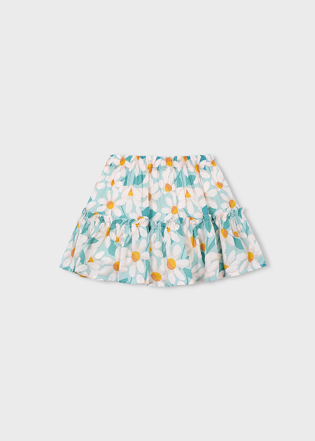 Falda dobby estampada mayoral 3903
