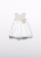 Vestido lino combinado Abel & Lula 5001