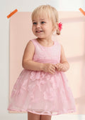 Vestido flores troqueladas Abel & Lula 5005