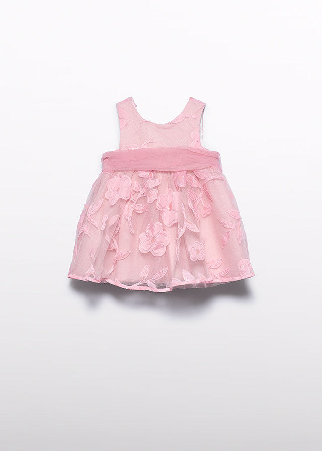 Vestido flores troqueladas Abel & Lula 5005